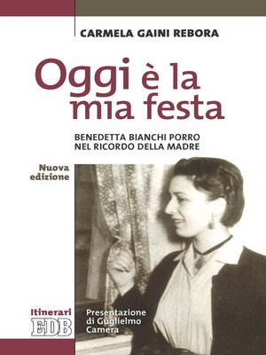 cover image of Oggi è la mia festa